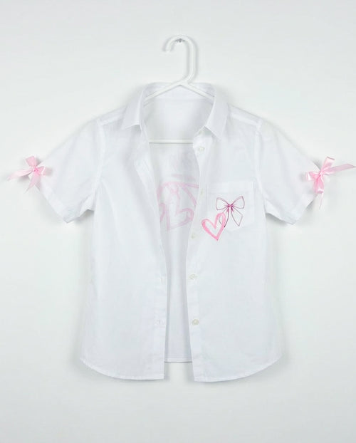 Butterfly with Bows & Rhinestone Name