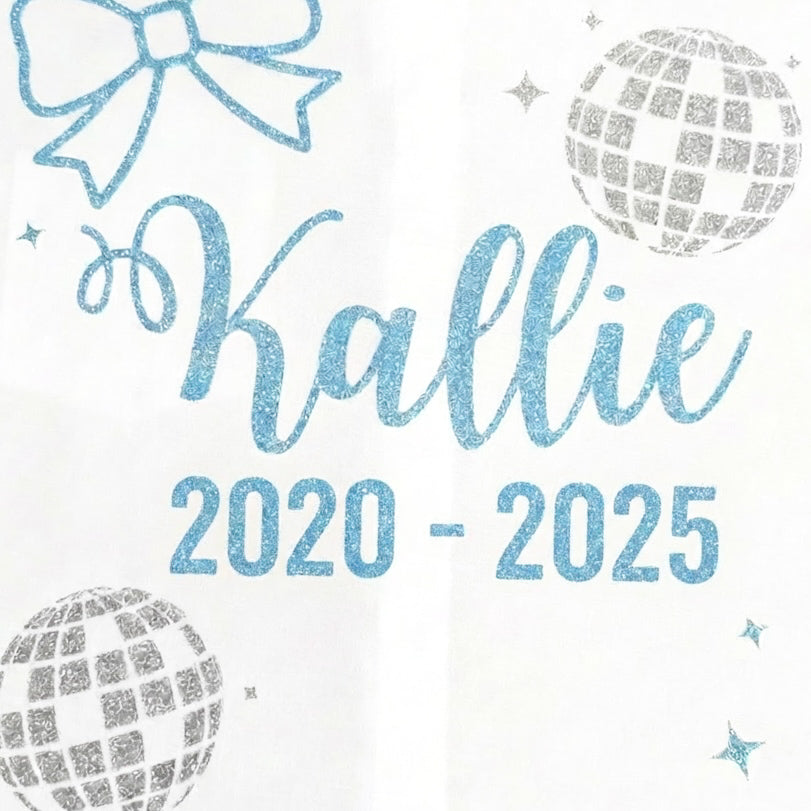 Glitter Disco Ball & Bow